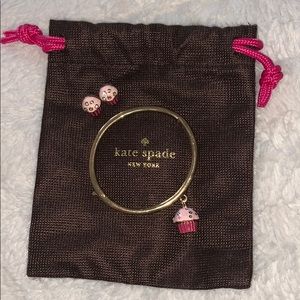 Kate Spade Cupcake Jewelry Set